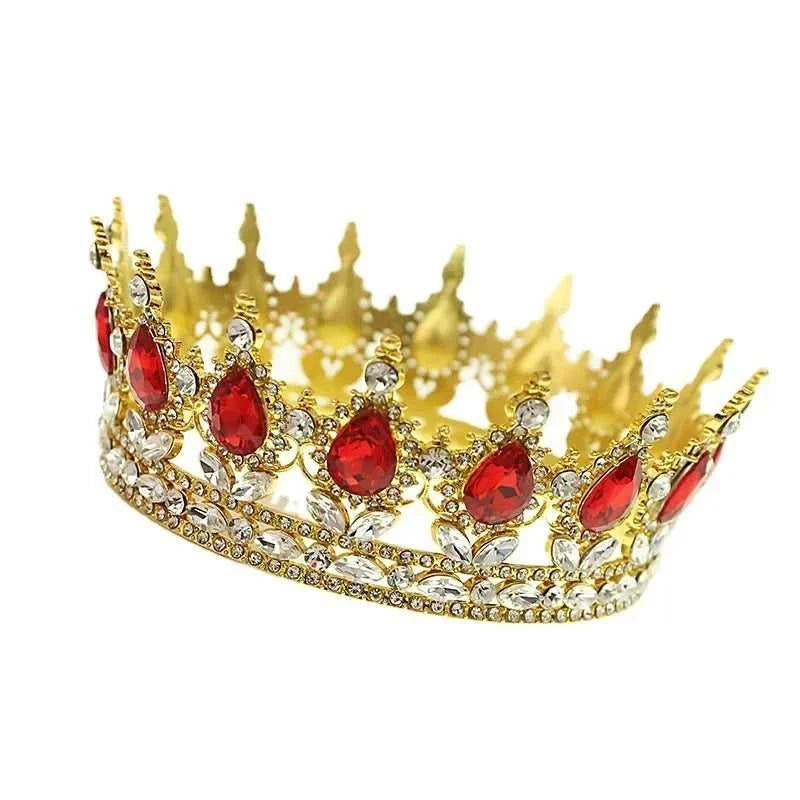 Wholesale Gold Crystal Headdress Prom Pageant Full Round Circle King Crowns For Cake Decoration The jack market .AU The jack market .AU Jewellery & Chains $ 65 200001033:200025551#C21;351:200001569