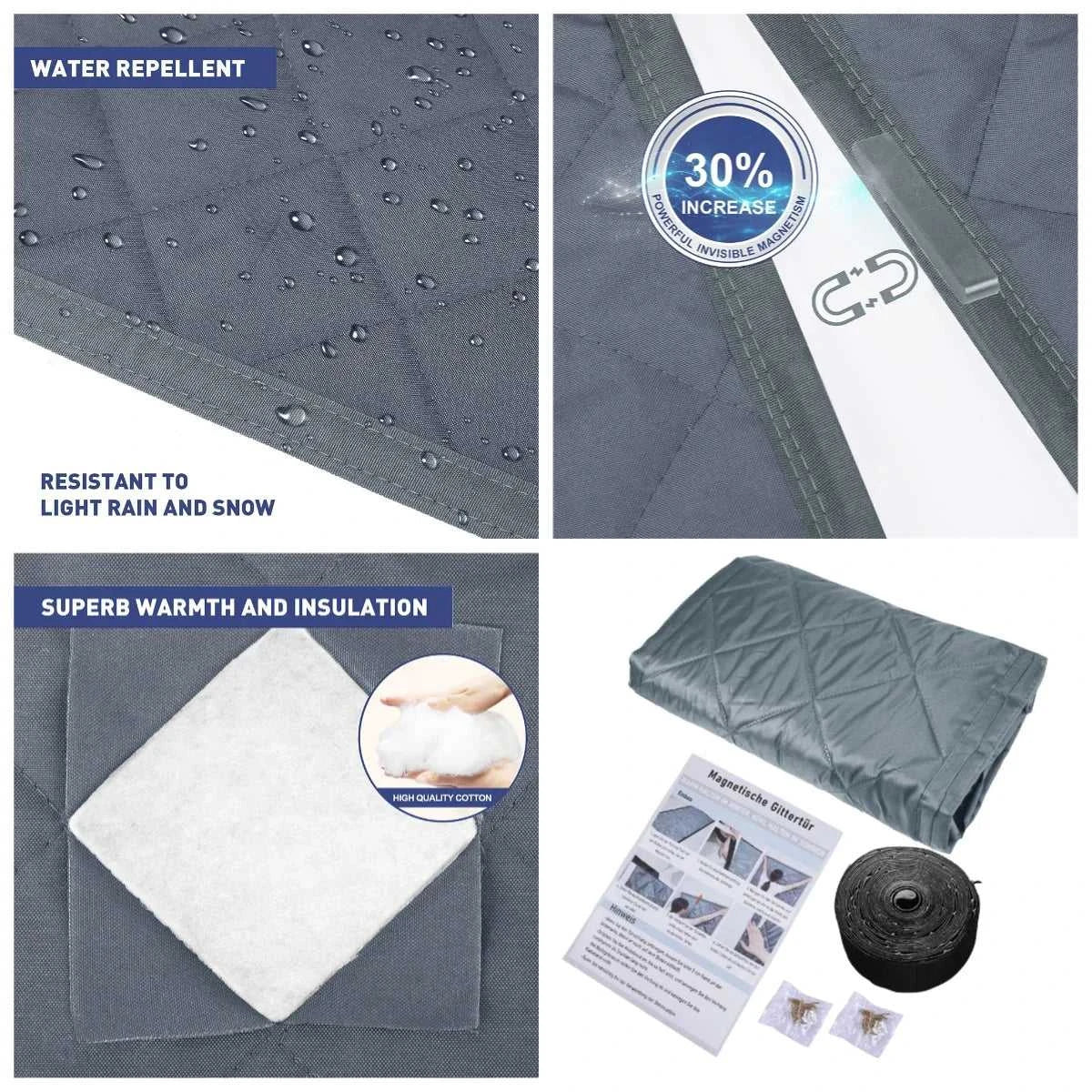 Thermal Insulated Door Curtain Magnetic Insulated Door Covers for Winter Door Blanket Thicken Cotton Insulation Doors Screen The jack market .AU The jack market .AU Home $ 87 14:10#Brown 80x205cm