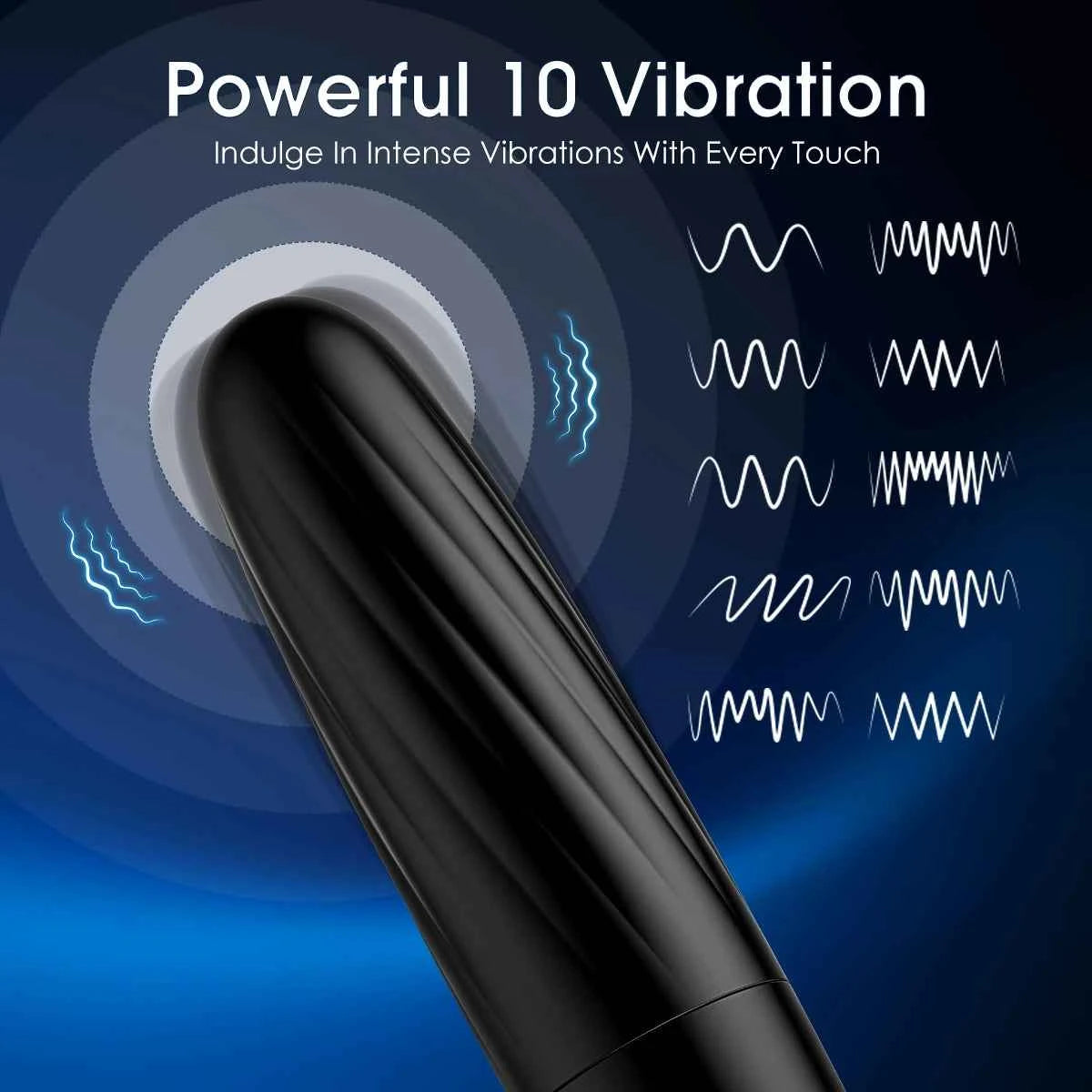 Blissful Touch Waterproof Silicone Bullet Vibrator - Powerful Clit & G-Spot Stimulation for Ultimate Pleasure
