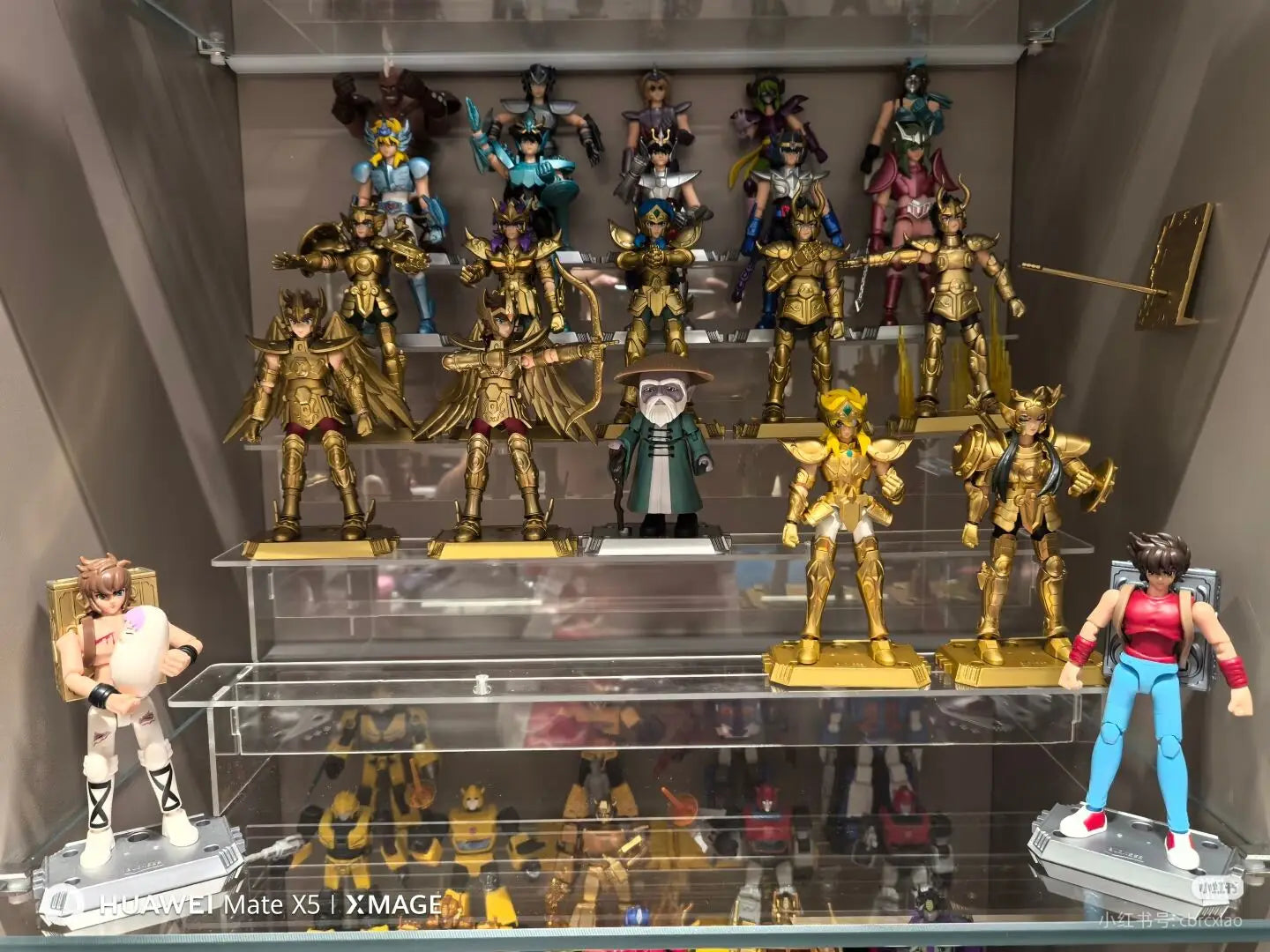 In Stock Blokees Saint Seiya Blind Box Stars 2 Sagittarius Libra Aquarius Assembly Model Animation Peripheral Gift