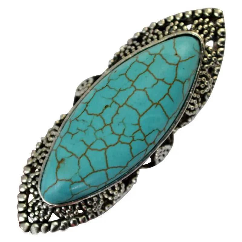 Boho Ethnic Tibet Turquoise Rings For Women Men Retro Silver Color Adjustable Carved Gypsy Tribal Pakistan Afghan Indian Jewelry The jack market .AU The jack market .AU Jewellery & Chains $ 48 200000783:10#turquoise ring D