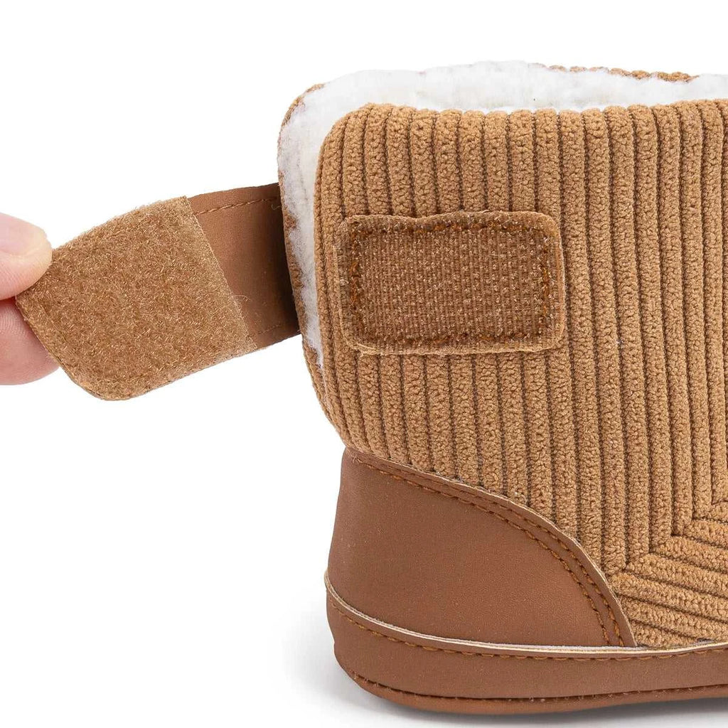KIDSUN Newborn Baby Winter Boots Soft Corduroy Warm Booties With Fur Lining Unisex Design For Baby Boys Girls The jack market .AU The jack market .AU Mum & Kids: Essential Products for Every Family $ 26 14:771;200000264:201336170