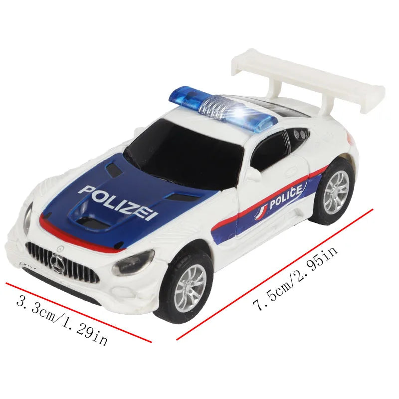 1:64 Slot Car Electric Race Track Set – 2-Pack Circuit Railway Toy