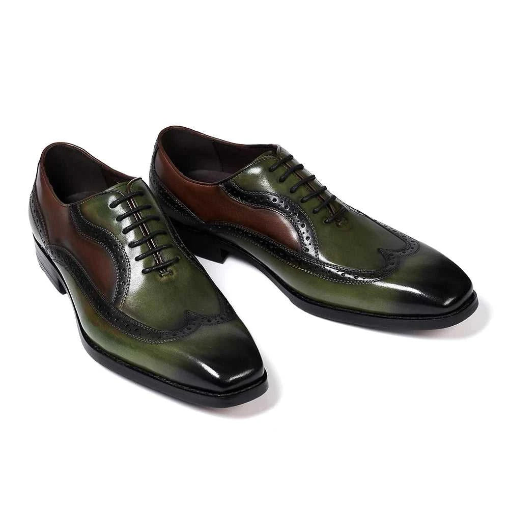 Luxury Italian Men's Oxfords Genuine Leather Brogue Wingtip Wedding Party Dress Shoes for Men Classic Lace-Up Office Formal Shoe The jack market .AU The jack market .AU Step Up Your Style: Trendy Shoes for Every Occasion! $ 130 14:175#Green;200000124:200000288#US 7.5