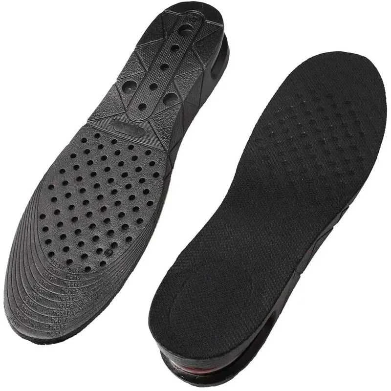 3-9cm Invisible Height Increase Insoles 3 Layer Air Insert Adjustable Cut Heel Insert Men Women Shock Absorbing Growing Sole The jack market .AU The jack market .AU Step Up Your Style: Trendy Shoes for Every Occasion! $ 52 14:691#3CM-Black