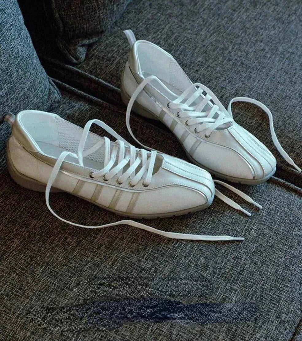 Women's ballet flats Fashion Korean ballet style lace-up retro casual shoes Comfortable lightweight ballet sneakers The jack market .AU The jack market .AU Step Up Your Style: Trendy Shoes for Every Occasion! $ 110 14:173#silver;200000124:200000364
