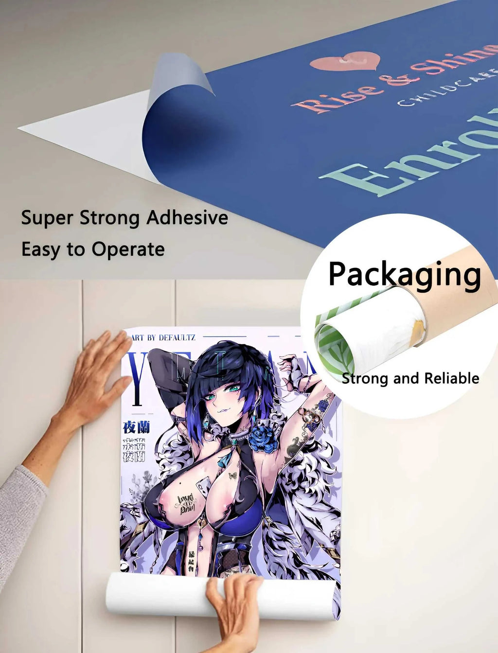 Puella Magi Madoka Magica Pink Girl Poster Sticky Wall Art Printing Waterproof Home Living Bed Room Bar Aesthetic Decor The jack market .AU The jack market .AU Home $ 27 14:29#z10;5:1105#40X50cmNoframe
