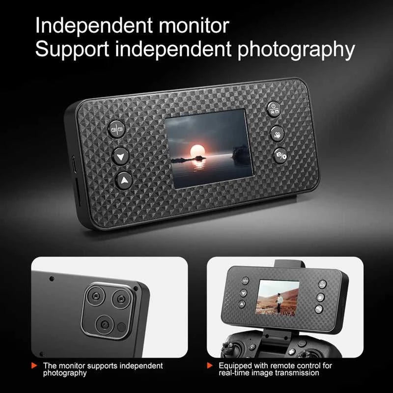 New A22 Drone Aerial 8K HD Dual-Camera GPS Brushless Motor Optical Flow Hovering With Screen Remote Control Folding Drone The jack market .AU The jack market .AU Drones $ 57 14:175#Parking-Apron-Blue