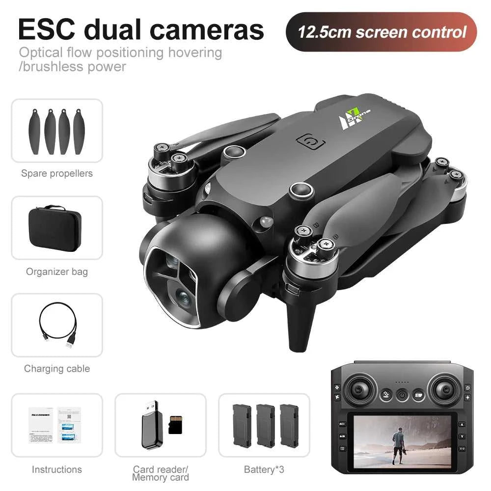 M7 Drone 8K Aerial HD Dual Camera Photography Intelligent Obstacle Avoidance Brushless Power 5G WIFI GPS Return Drone The jack market .AU The jack market .AU Drones $ 127 14:496#M7-8K HD-B3