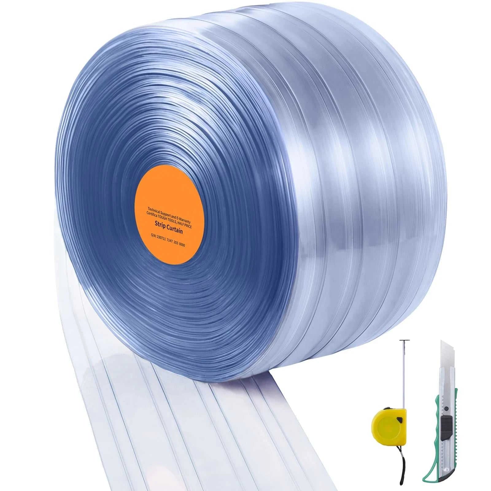 SucceBuy 150/164ft Clear Strip Curtain Ribbed Plastic Durable Door Strips PVC Bulk Roll for Warehouses Factories Supermarkets The jack market .AU The jack market .AU Home $ 163 14:173#150 ft x 8 in;200007763:201336101