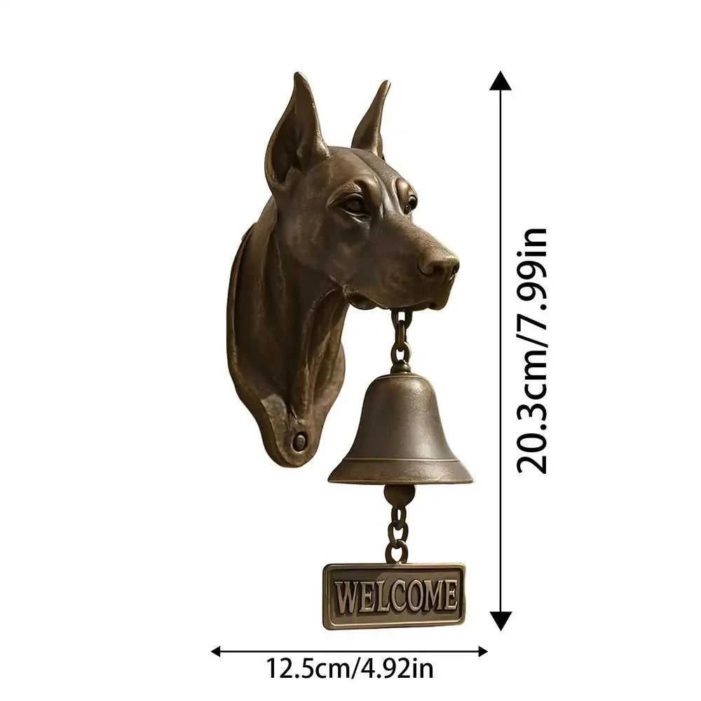 Outdoor Dinner Bell Dog Head Shape Welcome Doorbell Vintage Farmhouse Doorbell for Front Door Garden Sheds Cottage Retreats The jack market .AU The jack market .AU Home $ 72 14:29#A;200007763:201441035
