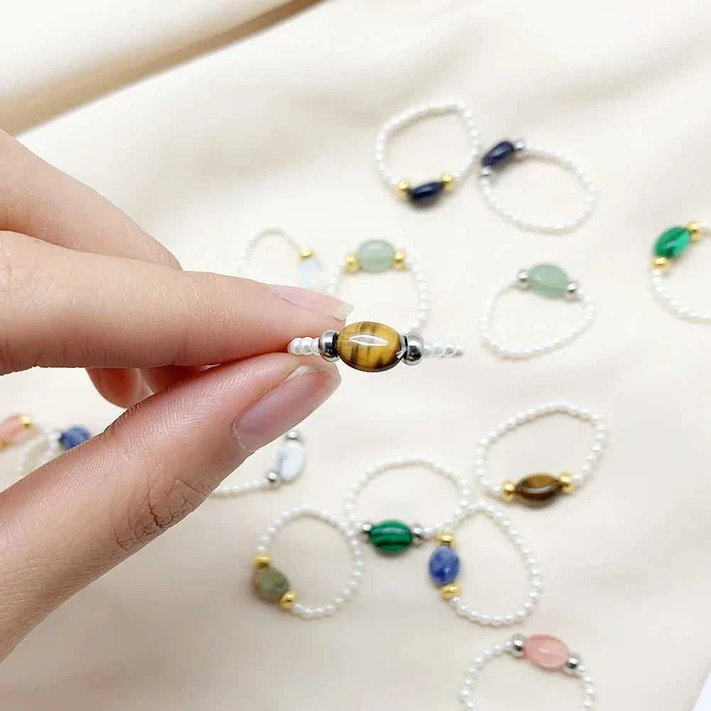 2mm Simulated Pearl Wedding Rings For Women Fashion Handmade Jewelry Tigereye Malachite Ring Natural Stone Gifts The jack market .AU The jack market .AU Jewellery & Chains $ 47 200000369:200001539;200000783:4602#Malachite;200001034:361181#Silver Bead