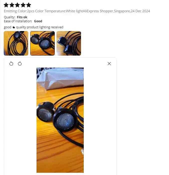 Mini size DIY Aluminum Alloy Parking Radar design led Eagle eye light for Car Side Mirror Puddle lamp Under Rearview glass light