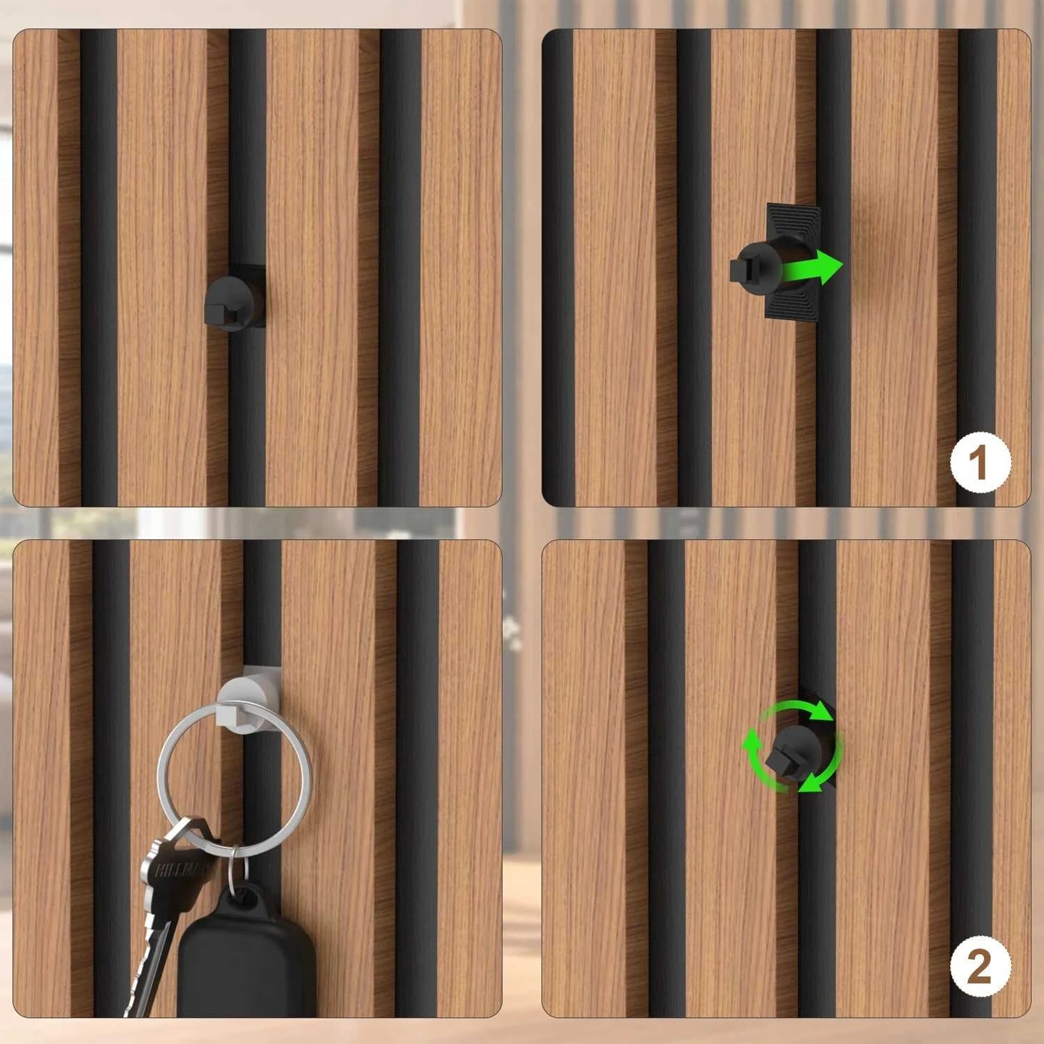 5-Pack 14mm Groove Acoustic Panel Hooks, No-Drill Design, Rust-Resistant and Practical Hooks, Suitable for Office/Meeting Room A The jack market .AU The jack market .AU Home $ 23 14:193;5:1216