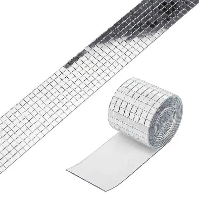 60cm Self-Adhesive Real Glass Craft Mini Square Mirrors Mosaic Tiles Stickers Bathroom DIY Handmade Craft Home Decoration Making The jack market .AU The jack market .AU Home $ 20 14:173#Gold-4X60cm;5:100012359#5x5mm