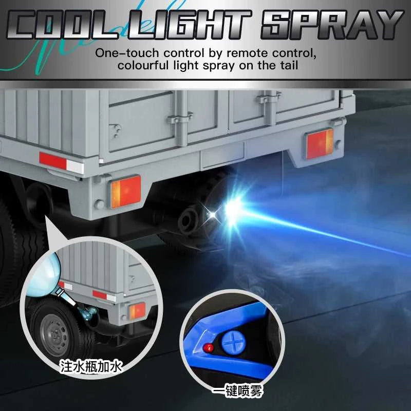 RC Truck 1:16 2.4GHZ RC Car Simulation Drift Climbing Truck With Spray and LED Lights RC Electric Truck Model Boy's Toys Gifts The jack market .AU The jack market .AU Little Wonders $ 82 14:193#A Blue car