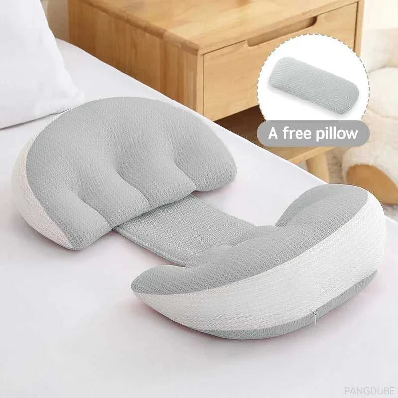 PANGDUBE Pregnancy Pillow with 1pc Free An Auxiliary Pillow Cotton Waist Support Pillow for Pregnant Women Sleeping Body Pillow The jack market .AU The jack market .AU Mum & Kids: Essential Products for Every Family $ 45 14:200021498#Pink