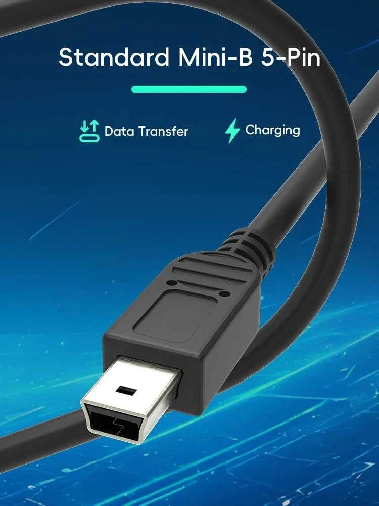 1m/2m/3m Mini-B 5Pin USB Cable Fast Charging & Data Sync Cord for PSP1000/2000/3000 NDSi PS3 Wii U Pro Controller The jack market .AU The jack market .AU Accessories Electronics $ 48 14:193#1M