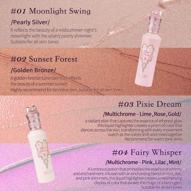 Flowerknows Midsummer Fairytales Collection Liquid Highlighter（Multichrome）
