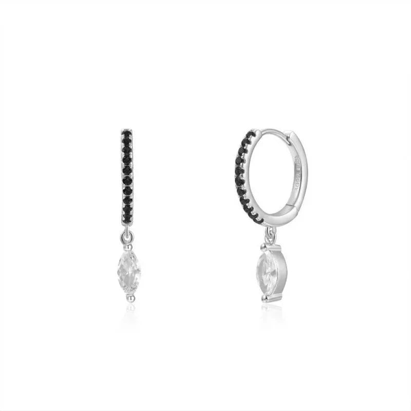 TIANDE Black Zircon Hoop Drop Earrings for Women Gold Plated Piercing Women's Dangle Earrings Set 2022 Fashion Jewelry Wholesale The jack market .AU The jack market .AU Jewellery & Chains $ 48 200001034:200025551#JQH0068-SS-5