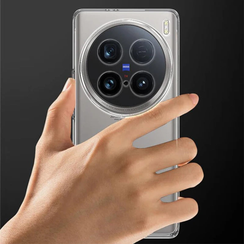 For Vivo X100s Pro X100 Ultra Soft TPU Phone Case for VivoX100s X100sPro Transparent Cover Shell Clear Protective Back Coque