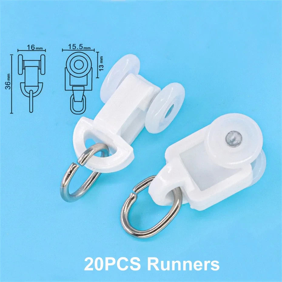 High Quality Curtain Track Quiet Runners for Dooya S Curtain Track Electronic Curtain Accessory 20PCS,Tuya Smart Track System The jack market .AU The jack market .AU Home $ 57 <none>