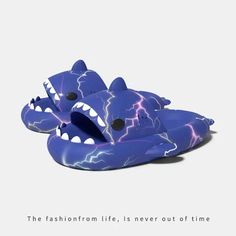 2025 Men Cool Lightning Shark Slippers Boys Bathroom Non-slip Sandals Outdoor Comfortable EVA Flip Flops Adult Soft Flat Shoe The jack market .AU The jack market .AU Step Up Your Style: Trendy Shoes for Every Occasion! $ 67 14:771#A;200000124:200000285#40-41