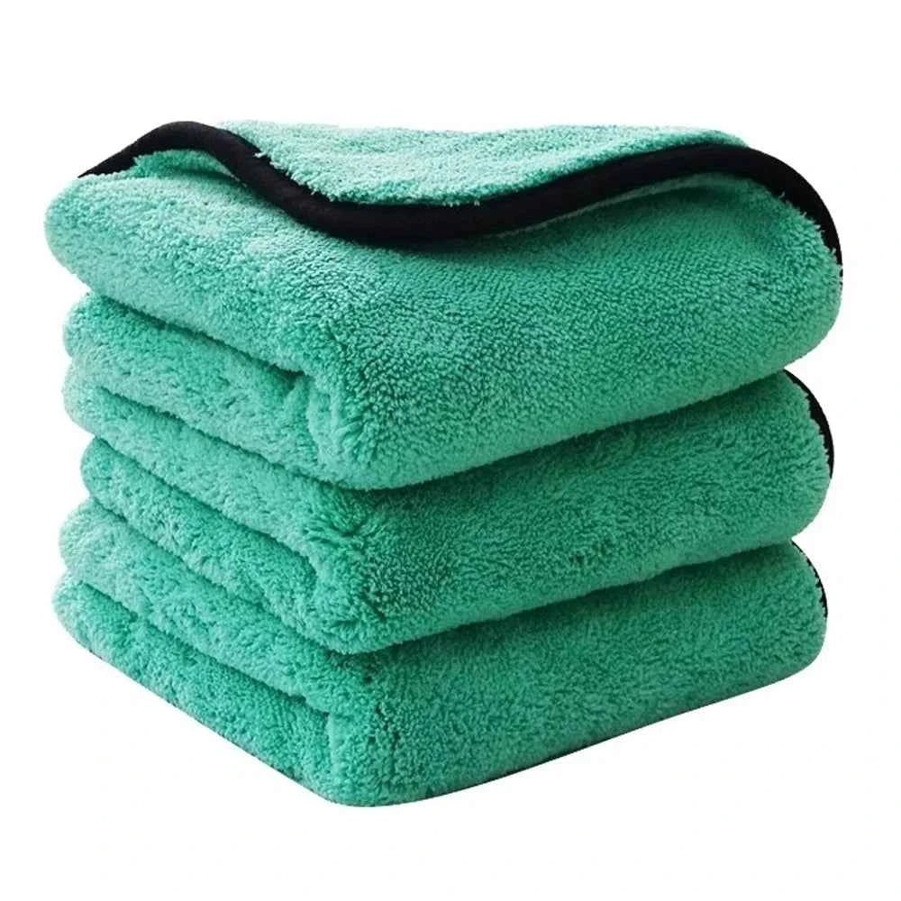 Portable 1200GSM Super Soft Premium Microfiber Drying Cltoth Ultra Absorbancy Aqua Deluxe Car Wash Towel 40x40cm
