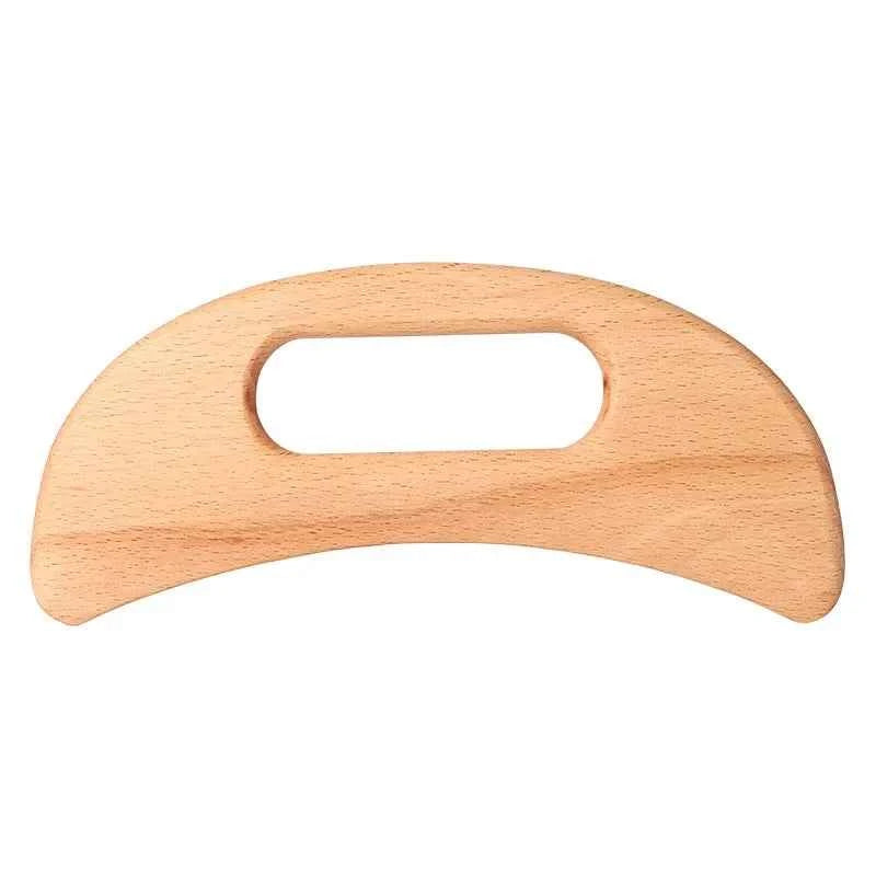 2PCS Lymphatic Drainage Massager Wooden Gua Sha Tool for Body Massage Scraper for Anti Cellulite Body Gua Sha Paddle