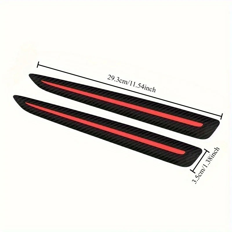 Car Front Rear Bumper Corner Protector Guard Car Anti-Collision Edge Protection Decoration Strip Car Universal Accessories