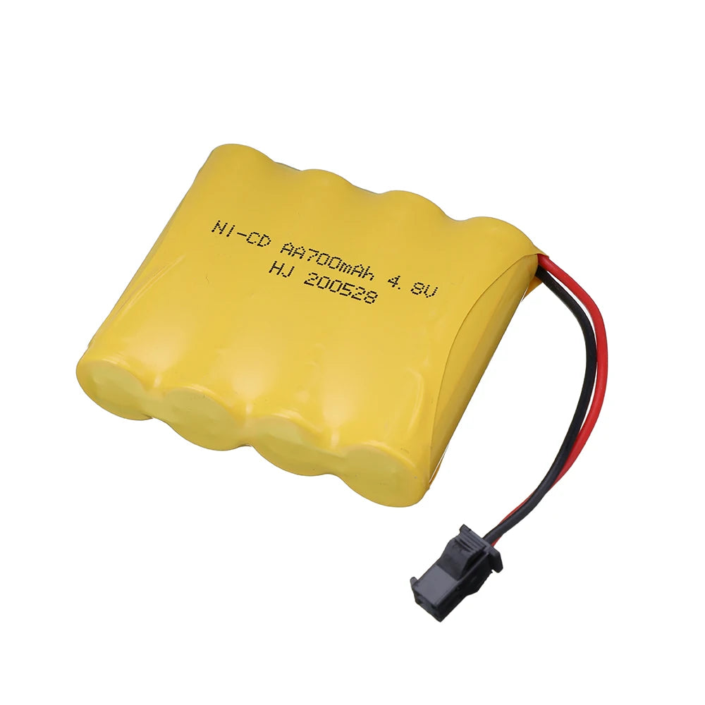 ( SM Plug ) 4.8v Ni-CD Battery / 4.8v charger For Rc toys Cars Tanks Robots Boats Guns AA 700mah 4.8v Rechargeable Battery Pack