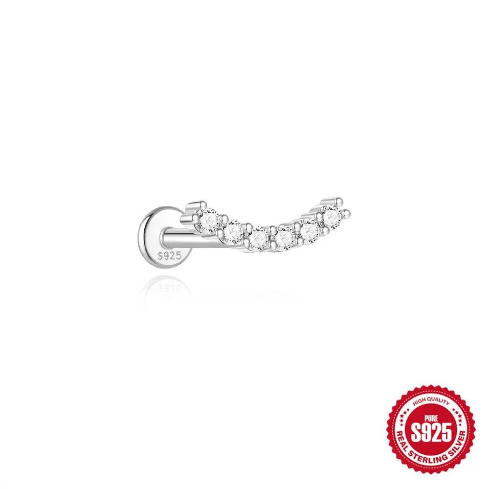 AIDE 925 Sterling Silver 1Pc Mini Shiny Heart/WaterDrop For Women Cartilage Piercing Earring INS Classic Pendant Tassel Gifts The jack market .AU The jack market .AU Jewellery & Chains $ 54 200000226:200006154#26;200001034:361180#1 piece