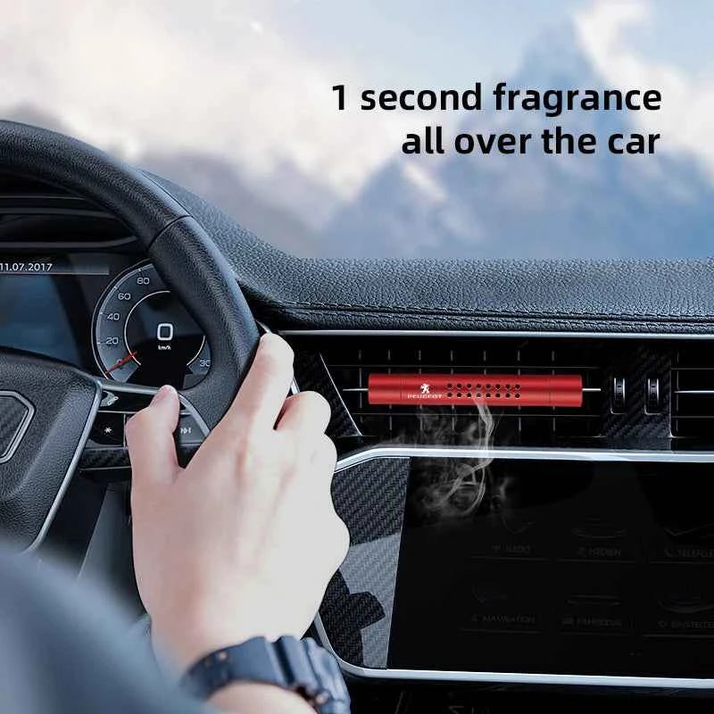 Car Air Outlet Perfume Clip Fragrances Diffuser Accessories For Peugeot 206 307 308 3008 207 208 407 408 508 2008 5008 301 106