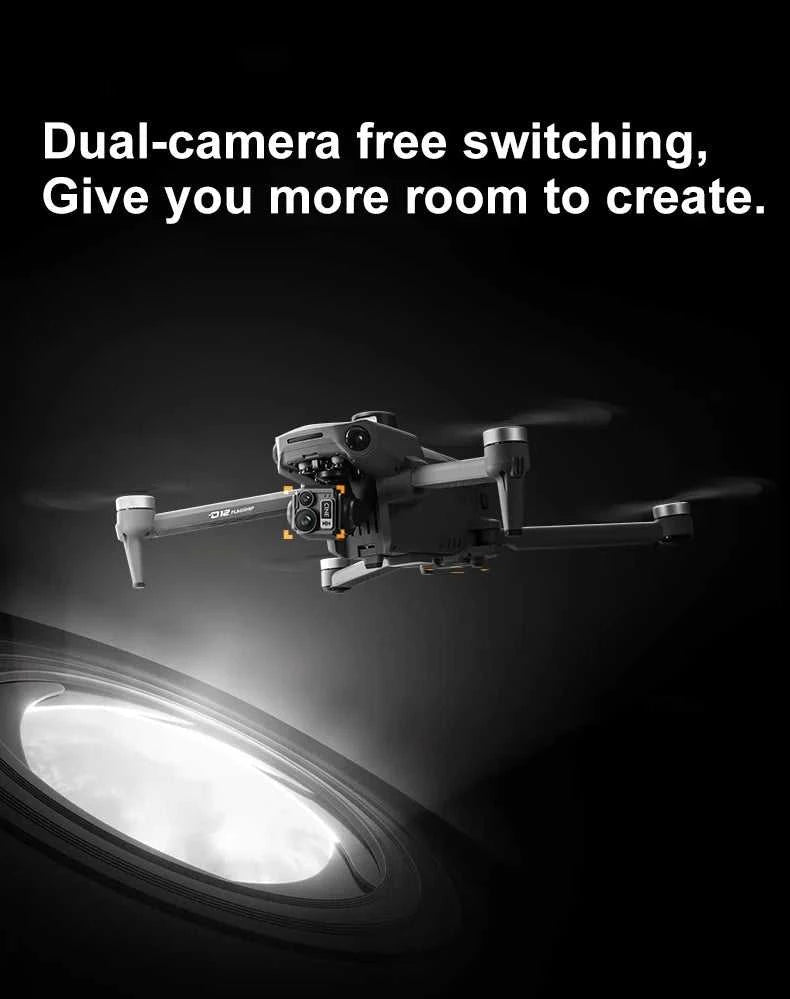 ZLL D12 Drone With 8K HD Camera Screen Remote GPS 360° Obstacle Avoidance 5G Wifi FPV Brushless Motor RC Dron Load capacity 500g The jack market .AU The jack market .AU Drones $ 452 14:193#D12-NO OAS