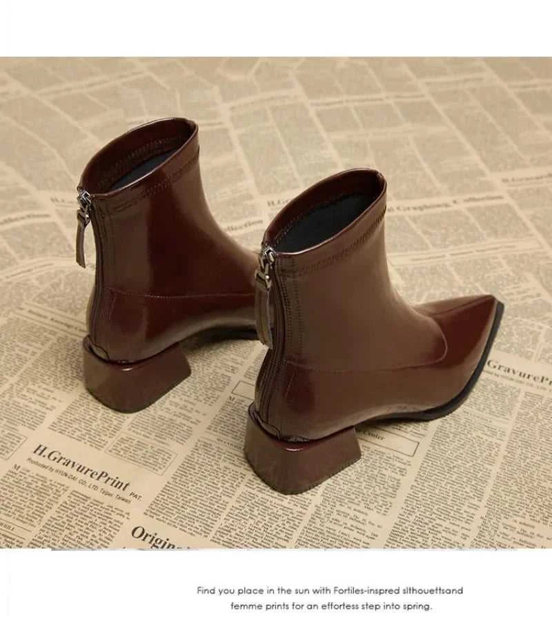 Women Ankle High Heels Chelsea Boots Pointed Toe Shoes Designer Pumps Winter 2025 New Brand Shoes Women Motorcycle Boots The jack market .AU The jack market .AU Step Up Your Style: Trendy Shoes for Every Occasion! $ 81 14:200006158;200000124:200000337