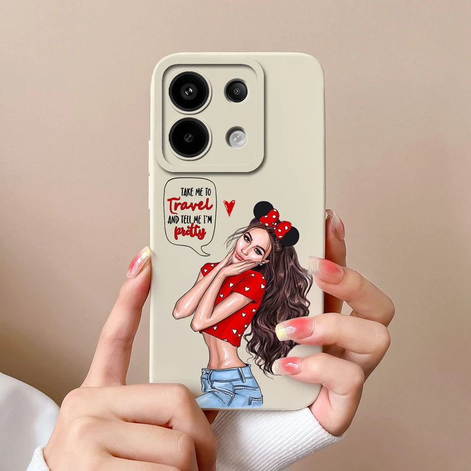 Xiaomi Poco X6 Pro Anime Silicone Case - Full Protection & Shockproof Design for Ultimate Style & Durability