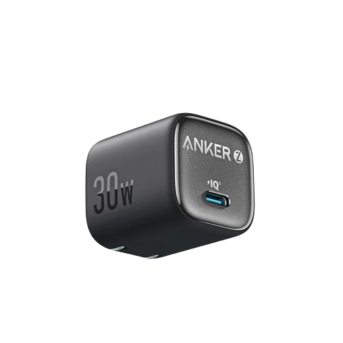 Anker Zolo GaN 30W USB-C Fast Charger – Foldable, PIQ 3.0 & PPS for iPhone 16 Pro Max, Galaxy, iPad
