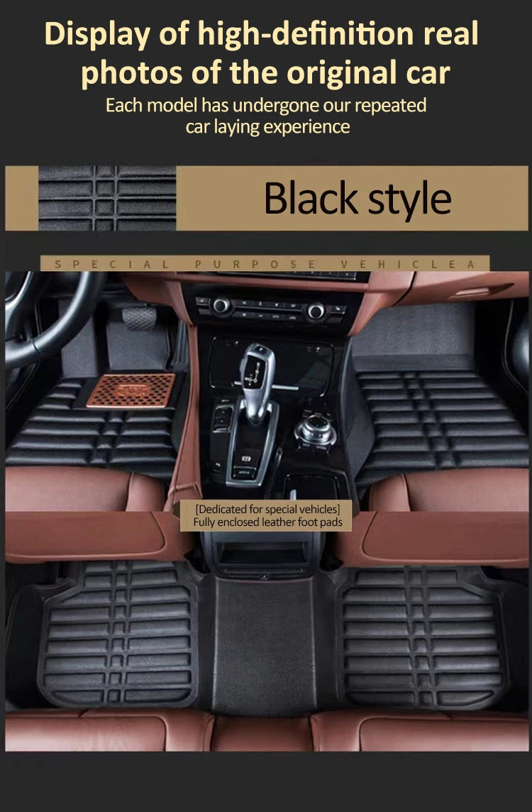Car Floor Mat for Changan CS75 Plus PHEV 2014~2023 Foot Parts Pads Leather Panel Liner Carpets Custom Covers Interior Accessorie