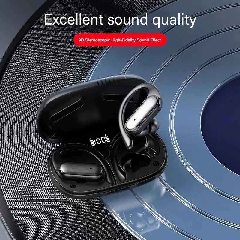 The A520 wireless Bluetooth headphones feature high-quality, high-definition sound, stereo earbuds, sweat-proof touch lights The jack market .AU The jack market .AU Accessories Electronics $ 64 14:193#Black