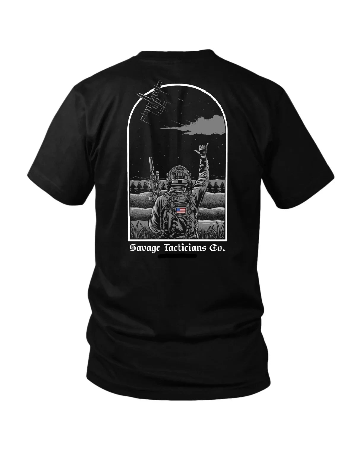 Men Clothes Fashion Tactical T-Shirts Streetwear 100% Cotton Loose Tops Breathable Soft Tee Military Enthusiast