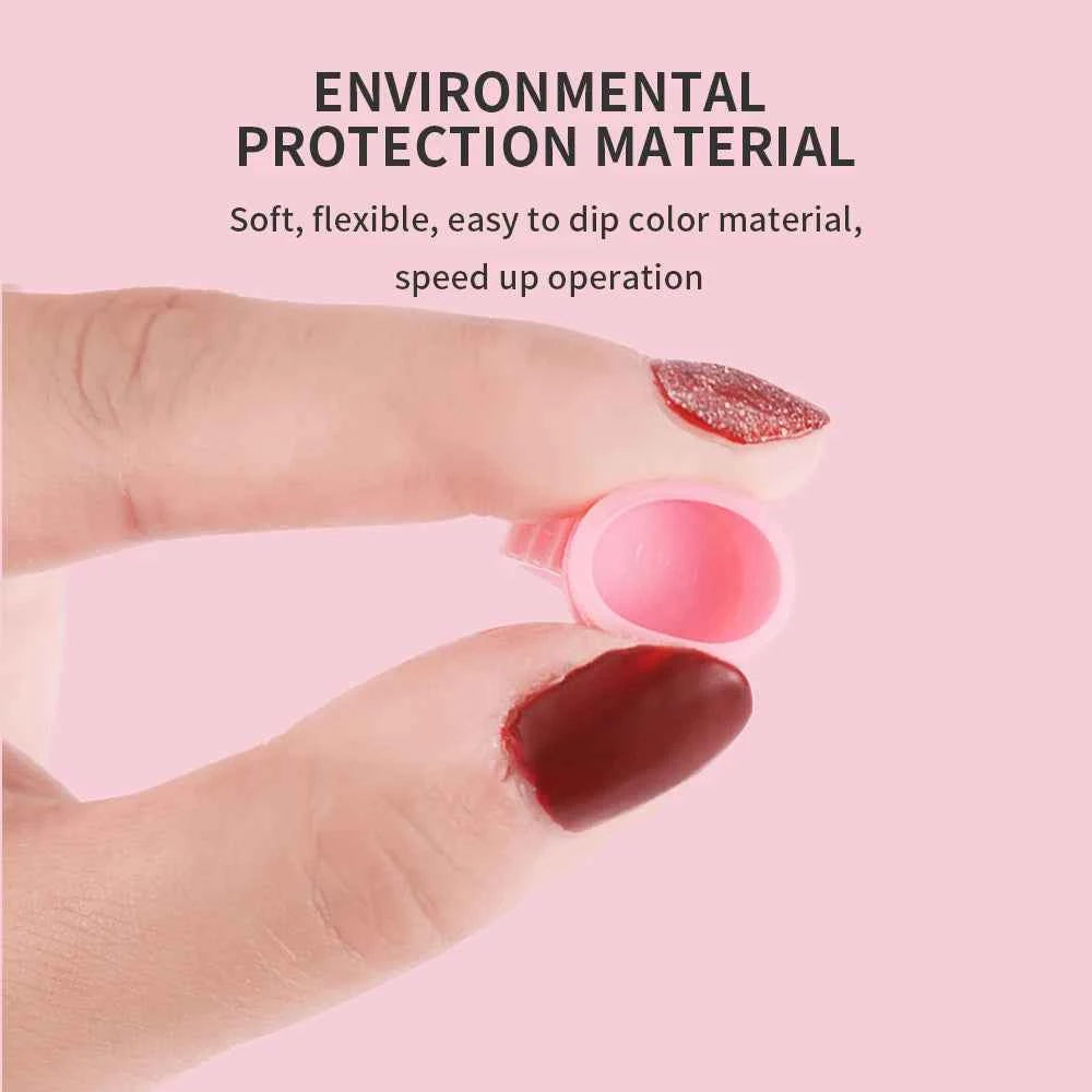 GLAMLASH Disposable Eyelash Extension Glue Rings - 100 Pcs for Effortless Application & Precision Pigment Holding