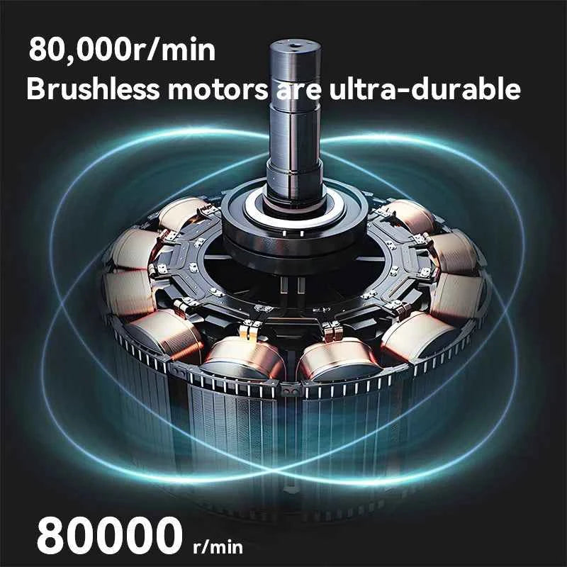 Booster TF40 Turbo Fan - Handheld High-Speed Blower for Dust & Water Removal, Perfect for Cars & Snow Cleanup
