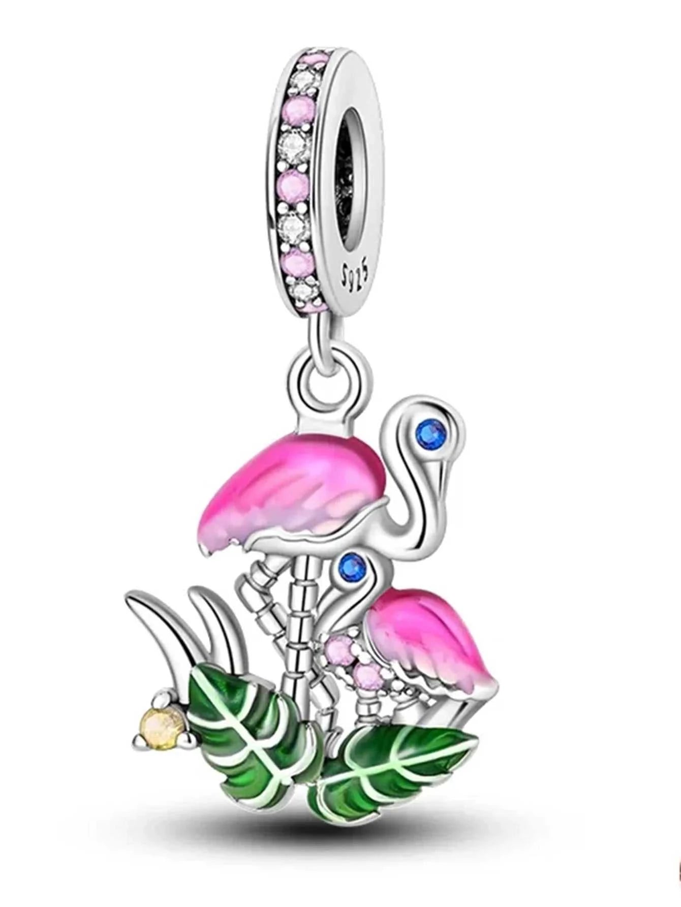 925 sterling silver owl flamingo woodpecker feather charms fit original bracelet charm bead necklace Diy female jewelry The jack market .AU The jack market .AU Jewellery & Chains $ 50 200000226:202006807#SMC6222