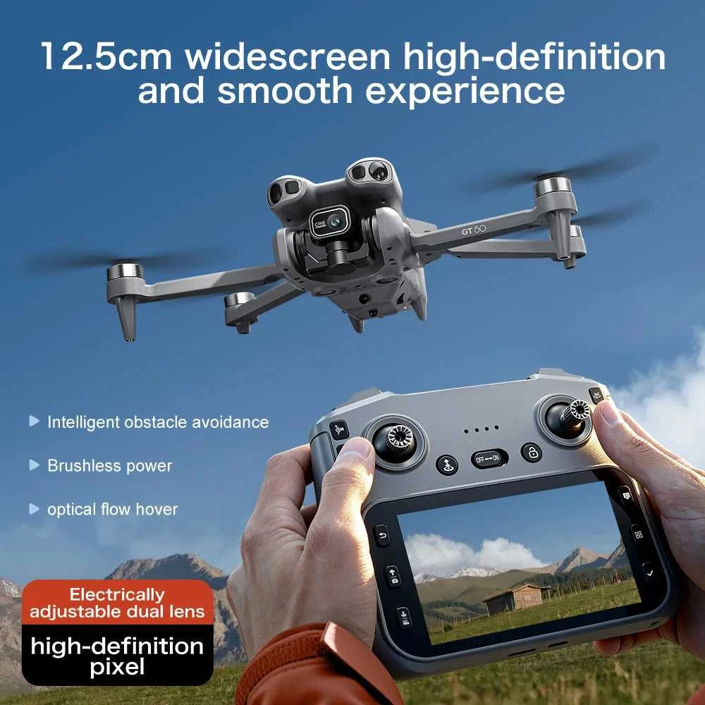 NEW Foldable Drone With Screen Control 8k Aerial Photography Optical Flow Positioning 360° Obstacle Avoidance Helicopter Drone The jack market .AU The jack market .AU Drones $ 133 14:29#4k-Dark Grey