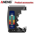 Battery Testers LCD Display ANENG Volt Capacity Check C  AA AAA D N 9V 1.55V Universal Button Cell Capacitance Detector Tools