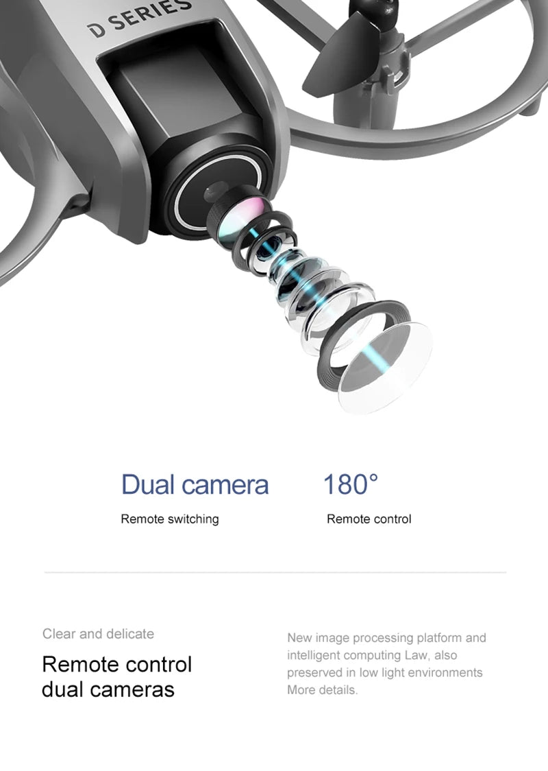 New D16 Mini Drone 8K HD Dual Camera GPS Positioning Profesional 180° Electric Adjustable Obstacle Avoidance Bushless UAV 2026