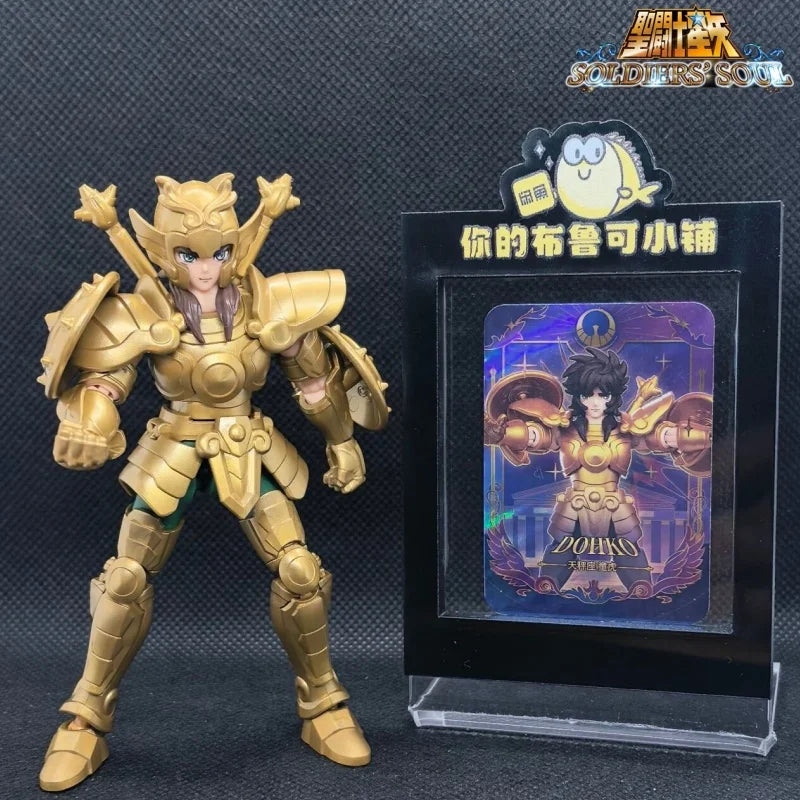 In Stock Blokees Saint Seiya Blind Box Stars 2 Sagittarius Libra Aquarius Assembly Model Animation Peripheral Gift