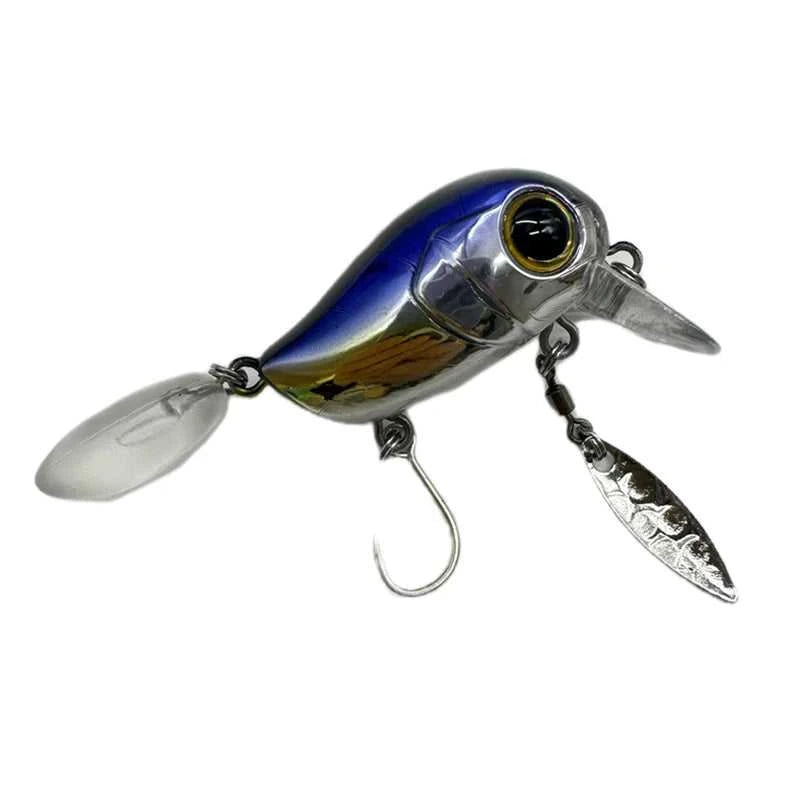 2g Micro Tappy Fishing Lures Crankbait Floating Wobblers Tongue Plate Fishing Spinners Spoon with Feather Rotates Bass Trout The jack market .AU The jack market .AU Fishing Gear $ 22 14:200006152#9;5:8022#2g