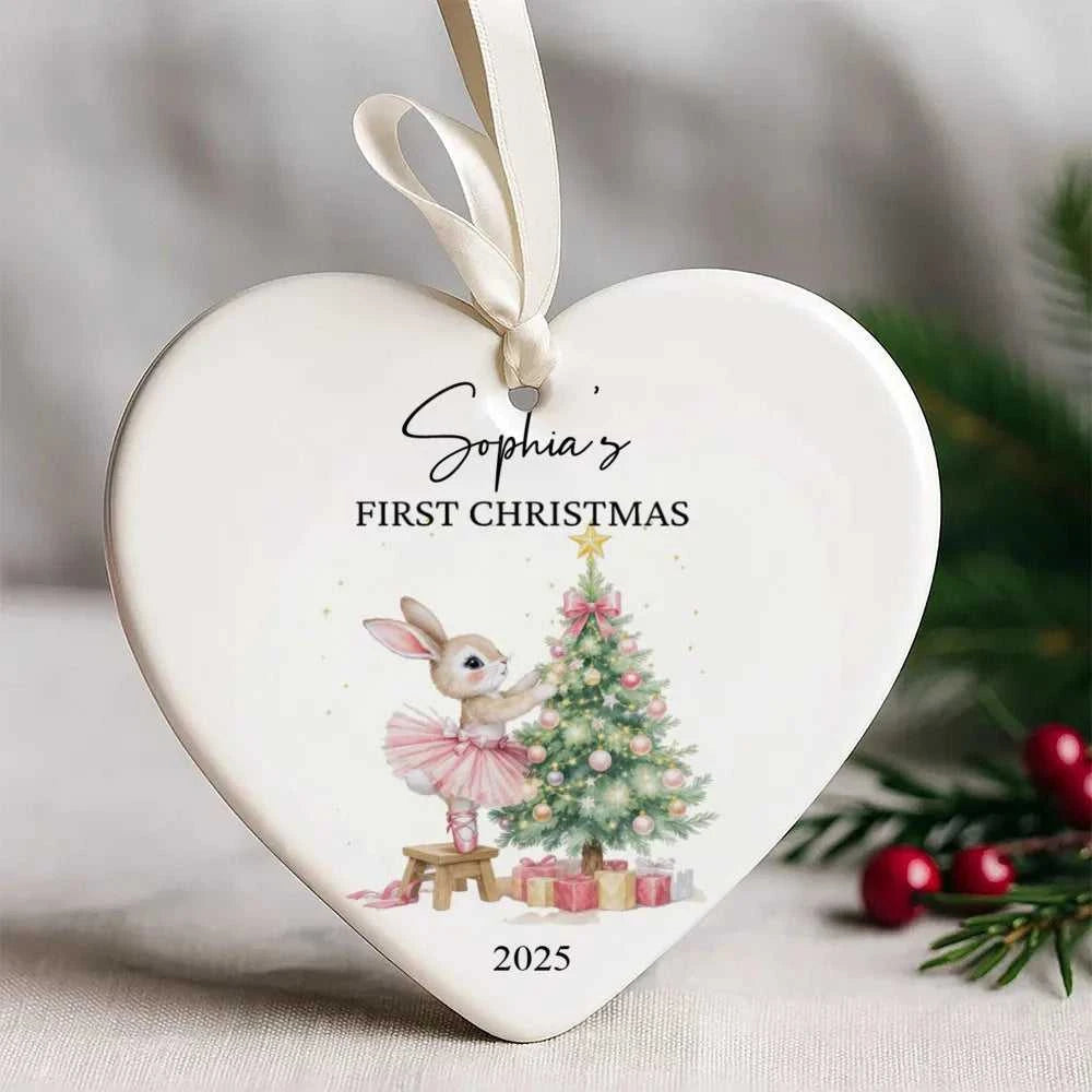 Personalized Baby's First Christmas Bauble Cute Rabbit 1st Christmas Ornament First Xmas Decoration Custom Newborn Gifts The jack market .AU The jack market .AU Mum & Kids: Essential Products for Every Family $ 22 10:47#Ceramic ;14:202997806#jk4223.4