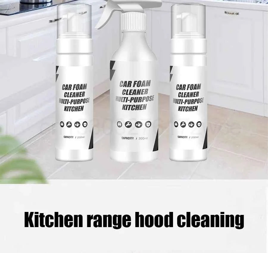 Multi-Purpose Foam Cleaner Rust Remover Cleaning Car House Seat Car Interior Accessories Home Kitchen Cleaning Foam Spray